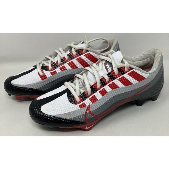 Nike Football Cleats Mens Sz 7.5 Vapor Edge Speed 360 Dark Smoke Grey University - Picture 1 of 14